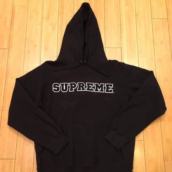 supreme cord collegiate hoodie